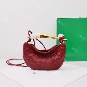 Mini Bag Women Braid Leather Handbags Knit Weave Pouch Designer Bags Luxury Crossbody Bag Clutch Bags Shoulder Handbag Purse Metal Handle Lady Bags