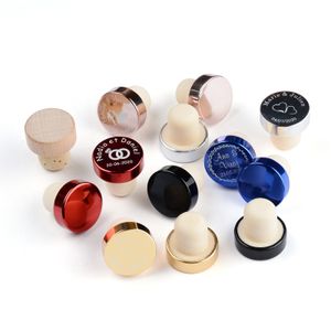 Other Event Party Supplies 20Pcs Personalized Laser Carved Wine Bottle Stoppers Custom Corks For Weddings Christmas Party Gifts Bar Mitzvah Baptisms 230626