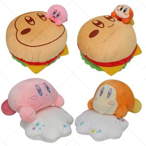 Peluş Bebekler Kirby Waddle Dee Hamburger Bulut Yastık Yumuşak Rahat Peluş Oyuncaklar Sevimli Dolması Bebek Oyuncak Yatak Odası Çocuklar için Kız Hediyeler 230626