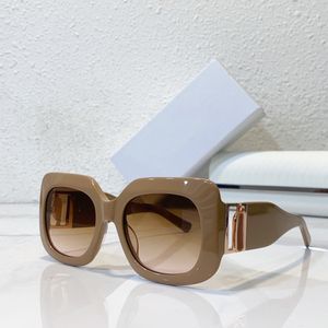 Óculos de Sol Feminino Grande Quadrado Nude/Marrom Degradê Senhoras Gafas de sol Óculos de Sol Designer Occhiali da sole Óculos de Proteção UV400