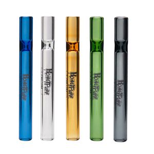 Cachimbos de fumo de pyrex grossos de 4,3 polegadas Tubos de vidro Suporte para narguilé Filtros de rolo compressor para tubo de tabaco Bocal de filtro de bongo de fumaça Não quente para manusear