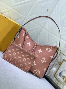 MT Luxus Designer Carryall -Taschen Handtasche MM 2pcs Einkaufsumbzug mit Reißverschlussbeutel Blumendruck Damen Handtaschen Handtaschen