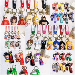 Multiple kinds of cartoon cute toys keychain Anime characters backpack pendant creative small gifts wholesale
