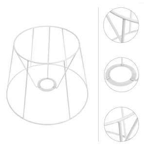 Kronleuchter Schatten Lampe Licht Ring Lampenschirm Unterstützung Abdeckrahmen Hängende Glühbirne Reduzierdraht Adapter Halter Käfig Eisen Schutz Metall E27 Flur