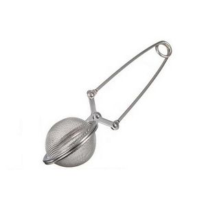 Coffee Tea Tools Wholesale Loose Spring Stainless Steel Spoon Mesh Ball Infuser Filter Teaspoon Squeeze Strainer Wedding Favor Gif Dhjnu