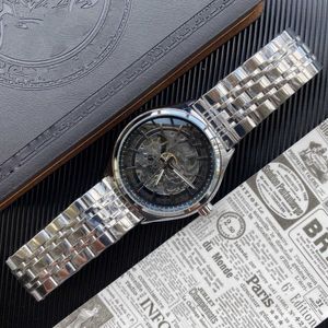 Luxuriöse Herrenuhr, Designeruhren, Herrenuhren, mechanisch, automatisch, Saphir-Faltschließe, Armbanduhren, Edelstahlarmband