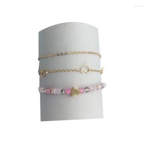 Charm Bracelets HanJing Good Quality Heart Designer Bead Bracelet Jewelry Christmas Gift Latest Arrival Fashion