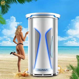 Ny 633/660/850/940NM LED -kapsel Pod Red Infrared Light Vertical Solarium Slimming Capsule High Power Stand Up Sunds UV Collagen Combined Rubino Tanning Bed