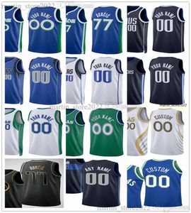 Basket stampato 11 Kyrie Luka Jason 5 Kidd Jerseys Dirk 41 Nowitzki Irving 77 Doncic 2 Dereck Lively 18 Olivier-Maxence Prosper Tim 10 Hardaway Jr. Christian 35 Wood