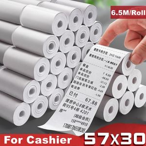 Paper 57X30 20 Rolls Thermal Paper Label Paper Thermal Paper for Mobile Bluetooth Cash Registers POS Printer Mini Printer Accessories