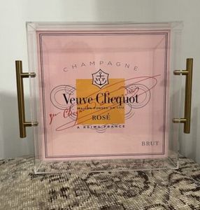 Veuve Clicquot Champagne orange tray