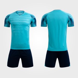 通気性のあるクイック乾燥新しい大人の子供サッカートレーニング服服印刷可能な半袖ポロシャツスーツ競技チームユニフォーム