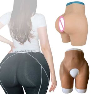 Forma del seno Realistico sexy in silicone Fianchi e mutandine di culo Pantaloni di potenziamento dell'anca spessa e mutandine di ispessimento del cavallo per le donne 230626