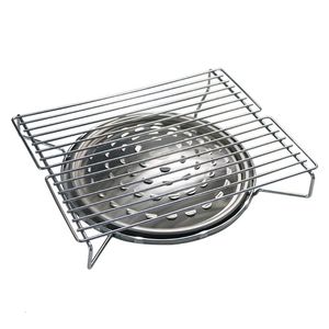 BBQ Tools Akcesoria Przenośne na zewnątrz mini grill roj na imprezę domowy dom domowy stal ze stali nierdzewnej kuchennej kuchennej szelf z grillem 230627