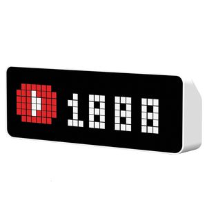 Difusores de flash Ulanzi TC001 Smart Pixel Clock Função de previsão do tempo Gerenciamento científico do tempo Visor em cores Pomodoro 230626