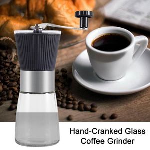 Manual Coffee Grinders Manual Coffee Bean Grinder Hand Coffee Mill Ceramic Grinder Steel Pepper Coffee Burrs Spice Grinder Machine Nuts Pills 230627