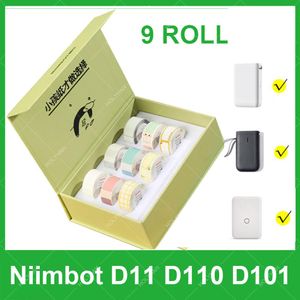 Paper Niimbot D11 D110 D101 Label Sticker Label Paper selfadhesive tape Waterproof White Niimbot D11 Labels for Niimbot D110 Printer