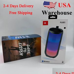 Портативные колонки Pse 5 Wireless Bluetooth Seapker Водонепроницаемые сабвуферы RGB Bass Music Drop Delivery Electronics Dhrtg