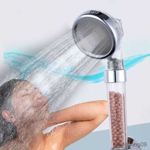 Bathroom Shower Heads Shower Head Modes Adjustable High Pressure Saving Water Showerhead Anion Filter Shower Bathroom Accessories R230627