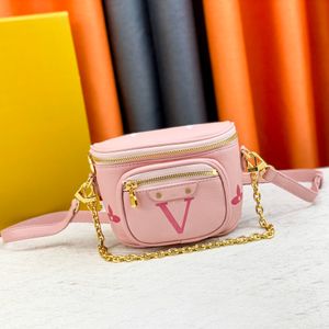 Mirror Quality Mini Bumbag Belt bröstväska M82335 M82208 Luxurys Summer Womens Tote Handväska Koppling Midjepåse Mens Fanny Pack Designe Crossbody Makeup Shoulder Bags