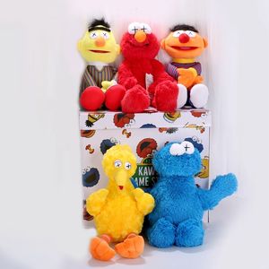 Pluszowe lalki 1PC 60 cm kreskówek anime Sesame Street Elmo Monster Big Bird Plush Flush Toy Lalk for Baby Dziewczyny Prezenty urodzinowe 230626