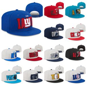 Snapbacks Бальные шляпы Модельер Приталенная шляпа All tem Logo Плоская вышивка Хлопковая бейсболка вся команда Logo Letter Регулируемая сетчатая шляпа на открытом воздухе Спортивная кепка смешанная шляпа