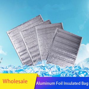 Aluminum Foil Insulated Bag Reusable Thermal Lunch Bags Reusable Insulation Bags Thermal Box Liners Hot Cold Storage Bags for Food