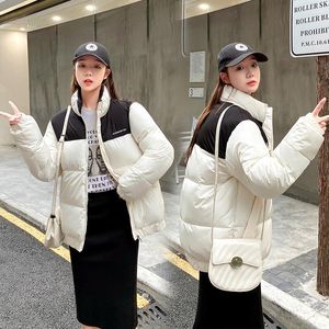 Frauen Trenchcoats Wintermantel Frauen 2023 Studenten Koreanische Version des Brotes verdicken
