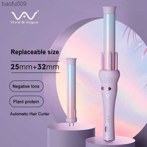 Vivid Vogue Automatic Hair Curler 3Gen 4Gen Ceramic Curling Iron Automatic Rotation 28mm 32mm L230520