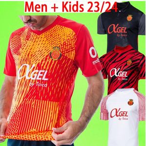 23 24 RCD Mallorca Fußballtrikots Herrenset Kinderset LEE MAFFEO SANCHEZ ABDON A. RAILLO VALJENT MURIQI BABA GRENIER COPETE 22 23 Herren Home Away Kinderkits Fußballtrikot