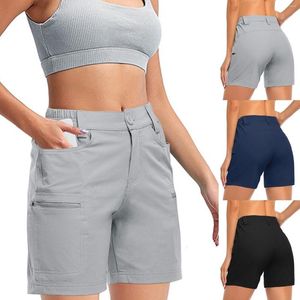 Women's Pants Active Hiking With Summer Women's Outdoor Pockets Short Workout Shorts For Women Yoga