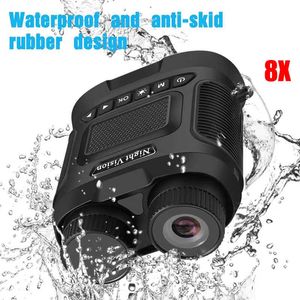 Telescope Binoculars Full Night Vision Device Total Dark Powerful and Long Distance Binoculars Camping 8X Digital Zoom Hunting Tescope Mory Card HKD230627