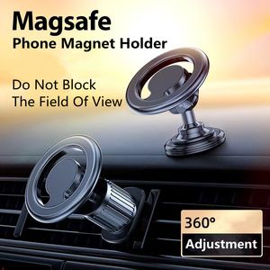 Phone Magnet Holder for iPhone 14 13 12 Pro Max Smarphone Universal Ring Magsafe Phone Mount Cellphone Bracket in Car Magnetic