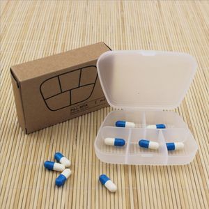 Compartment Travel Box Box Organizzatore Medicina Tablet Medicina Strumento di assistenza sanitaria DHL