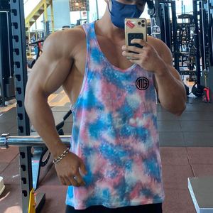 Herren Tank Tops 2023 Sommer Mesh Camouflage Outdoor Casual T-shirt Männer Mode Racer Zurück Ärmellose Schnell Trockene Weste Gym Bodybuilding