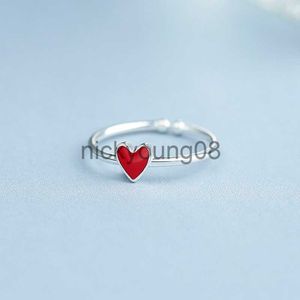 Band Rings Wholesale Real Silver Color Love Heart Rings For Women Statement Jewelry Finger Ring anillos mujer bijoux x0625