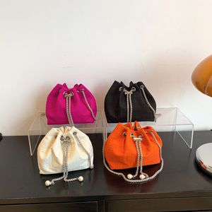 HBP Niche bag 2023 new summer fashion simple chain single shoulder crossbody bag simple temperament handbag bucket bag