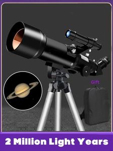 Teleskop lornetka 233x Powiększ profesjonalny astronomiczny tescope 70 mm duża przestrzeń obiektywna lornetka astronomia księżyca Mars Jupiter HKD230627