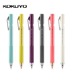 Lápis 1pcs kokuyo me lápis automático de 0,7 mm de caneta preta de chumbo do ensino fundamental usam desenho e apagador rotativo de desenho