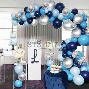 Hangers Racks 102st Ny Retro Color Navy Blue Balloon Arch Garland Kit Baby Showerwedding Hawaiian Party Birthday Ballons Globos Decoration X0710