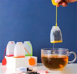 Spożywcza siatka silikonowa zaparzacz do herbaty narzędzia sitko wielokrotnego użytku torba styl luźny TeaLeaf filtr do przypraw dyfuzor sitka do kawy JL1321