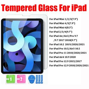 04mm 9h Premium Tempered Glass Screen Protector Film för iPad Pro 129 AIR 4 AIR4 109 11 2021 7 8 9 102 105 97 Mini 2 5 6 min3107641
