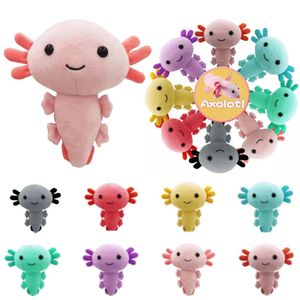 Cute Animal Axolotl Plush Toy Doll Stuffed Plushie Pulpos Plush-Soft Pillow-Toy Children Room Bed Decoration Toys Kids Gift