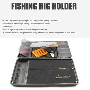 Accessories Multifunction Fishing Box Fishing Rig Board Box & Terminal Tackle System Carp Swivels Hooks Storage Case System