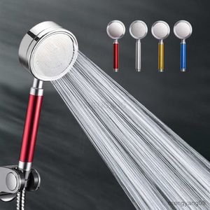 Bathroom Shower Heads Bathroom Shower Head High Pressure Water Saving Filter Hygienic Rotating Showers Hose Holder Set Accessories R230627