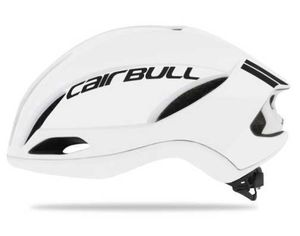 CAIRBULL TT Шлем Goggle Aero Дорожные велосипедные шлемы Гонки Велоспорт Велоспорт Спортивный защитный шлем Велоспорт 54-60 см ML Белый Регулируемый P0824