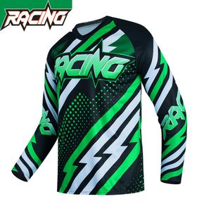 Bisiklet Gömlekleri Yarış Yokuş Aşağı Jersey Motor Jersey DH Off Road Dağ Bisikleti Polera Mtb MX Motokros Gömlek Uzun Kollu Elektrikli Motosiklet 230627 Tops