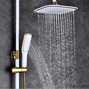 Bathroom Shower Heads Styles gold black White color waterfall shower head high qualtiy top shower shower shower spray R230627