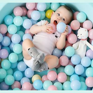 Balloon 50100 pcs Plastic Ocean Ball Eco-Friendly Colorful Ball Funny Baby Kid Swim Pit water toy Pool Ocean Wave Ball Dia toy 230626