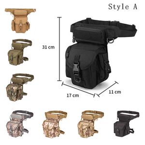 Borse multifunzione Vita militare Marsupio Armi Tattiche Borsa da gamba per uomo Impermeabile Drop Utility Tasca per coscia Cintura multiuso per ancaHKD230627